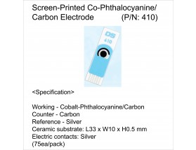 Screen-Printed cobalt-phthalocyanine/Carbon Electrode