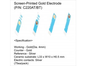 Screen-Printed Gold Electrode(75ea/pk)