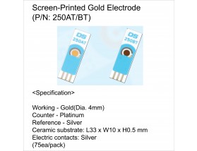 Screen-Printed Gold Electrode(Counter - Pt)