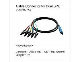 Cable Connector for Dual Screen-Printed Electrodes