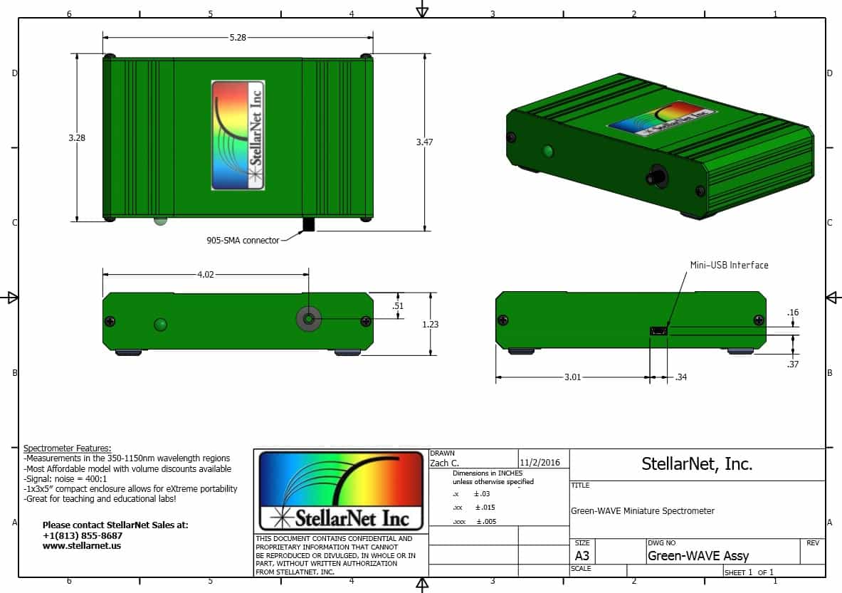 GREEN-Wave Low Cost Spectrometer